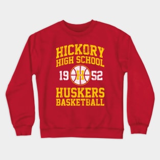 Hickory High School Huskers Basketball Crewneck Sweatshirt